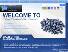 Tablet Screenshot of calblueberry.org